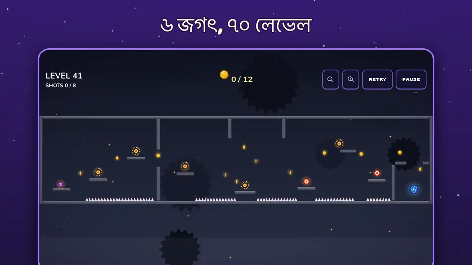 ৬ জগৎ, ৭০ লেভেল