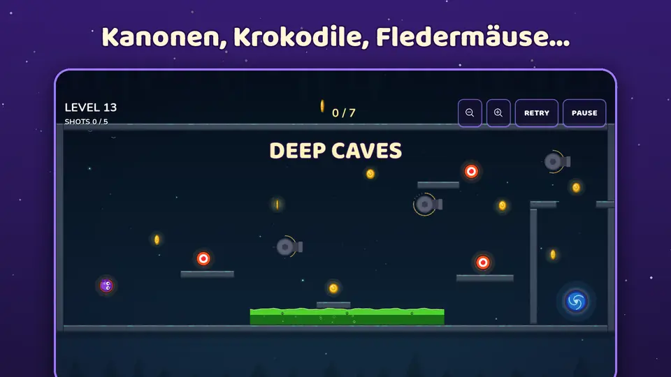 Kanonen, Krokodile, Fledermäuse...