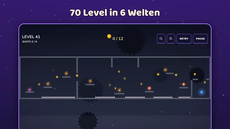 70 Level in 6 Welten