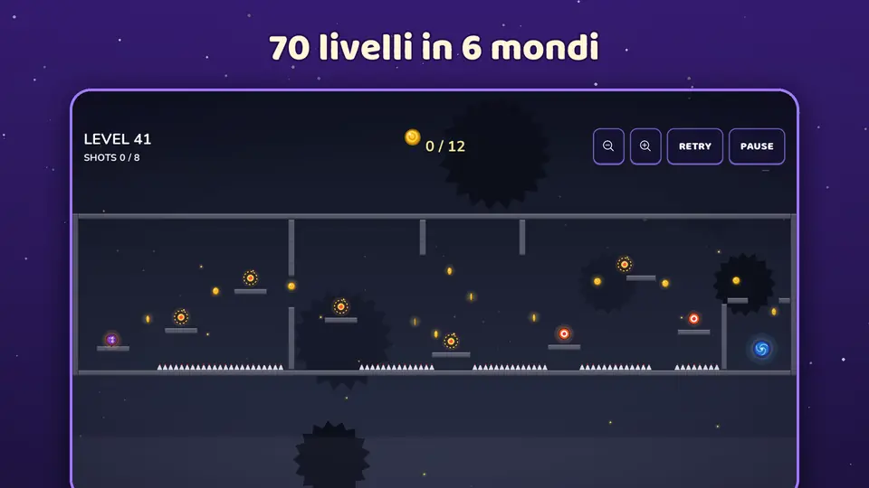 70 livelli in 6 mondi