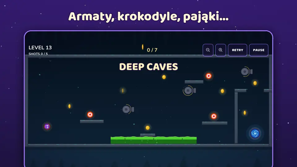 Armaty, krokodyle, pająki...