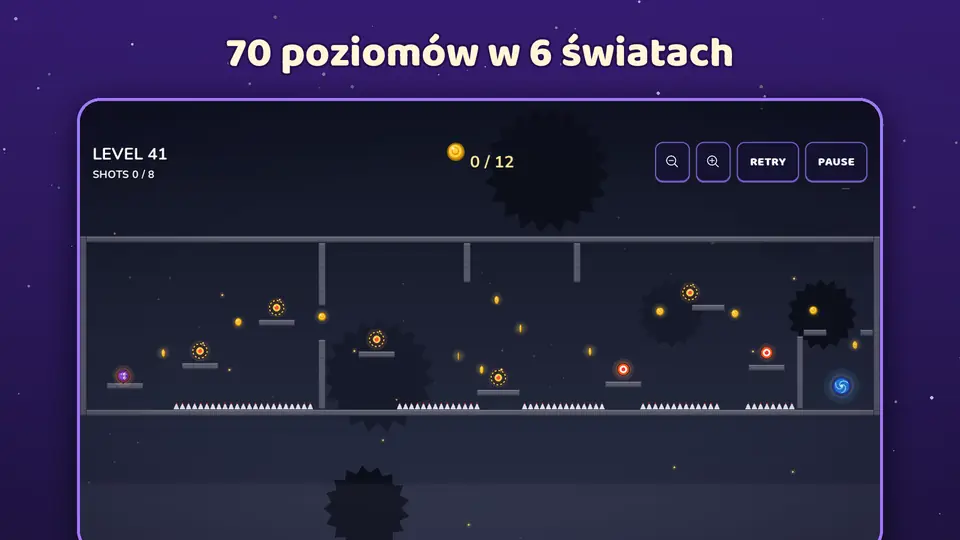 70 poziomów w 6 światach