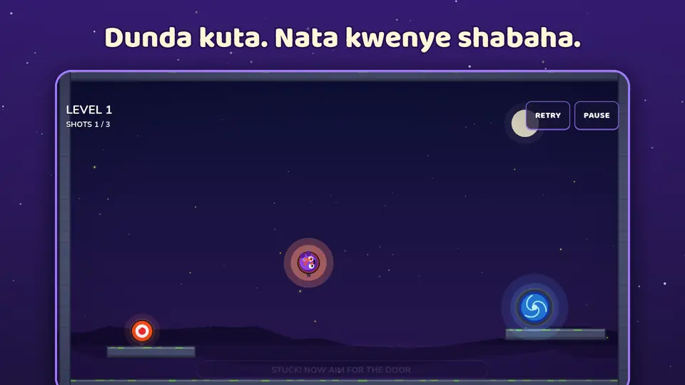 Dunda kuta. Nata kwenye shabaha.