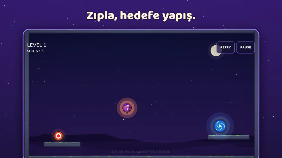 Zıpla, hedefe yapış.