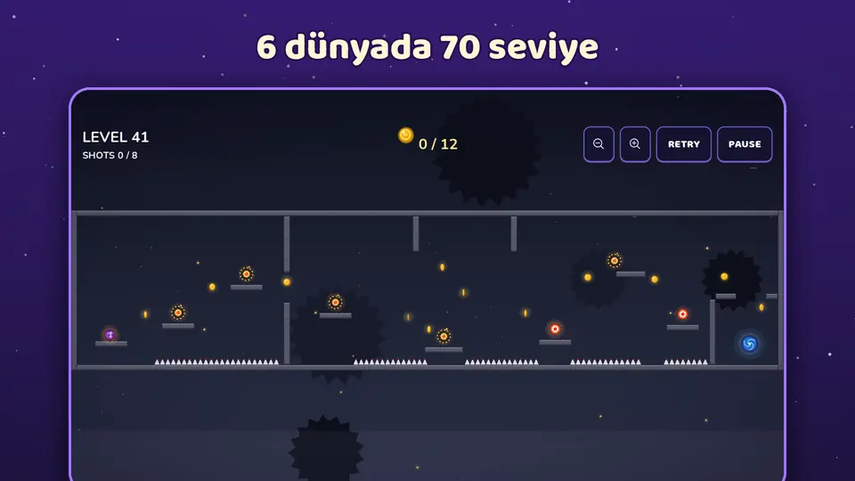 6 dünyada 70 seviye